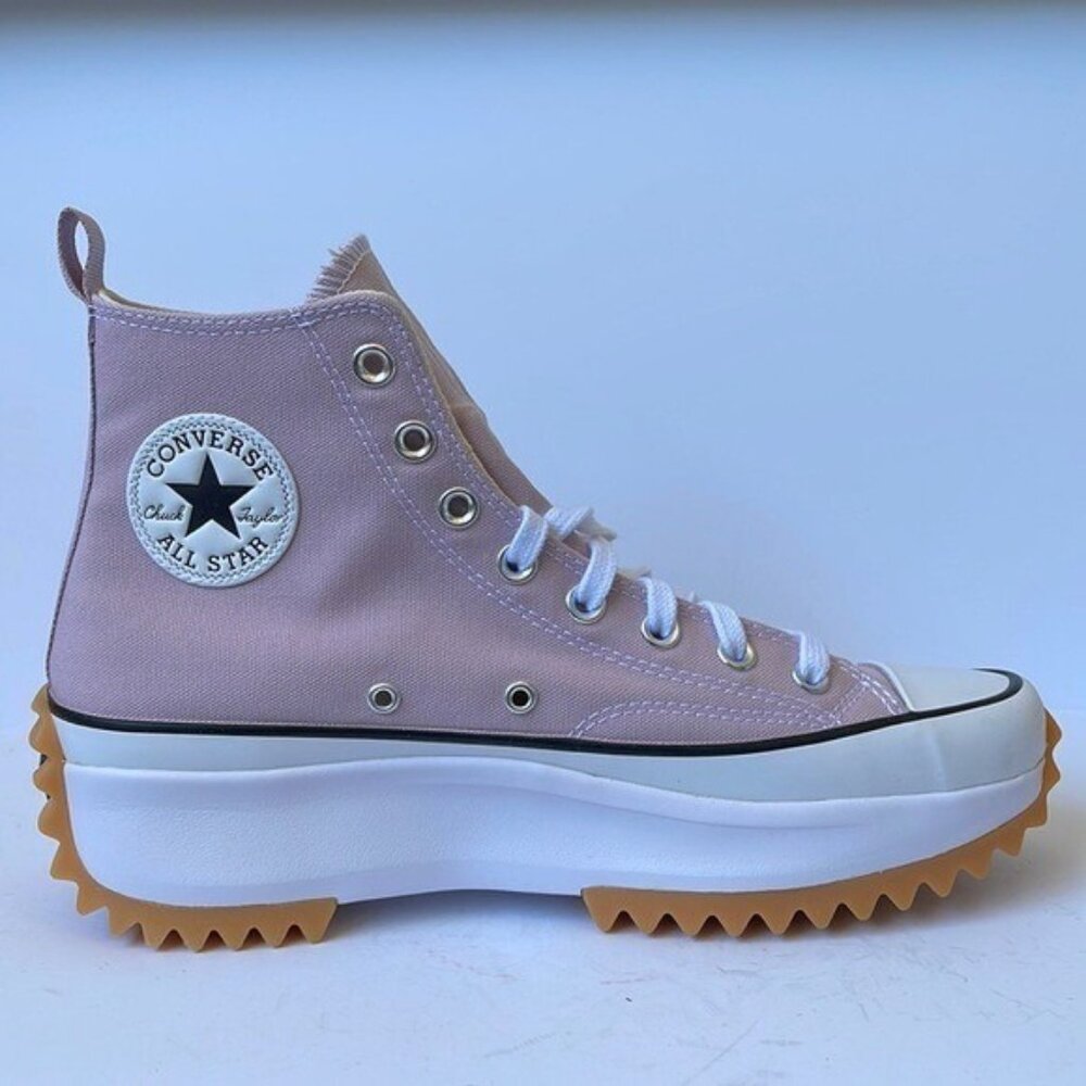 Converse Run Star Hike Hi Himalayan Pink Canvas Sneakers Women’s 10.5 / Men’s 9 - Picture 2 of 10